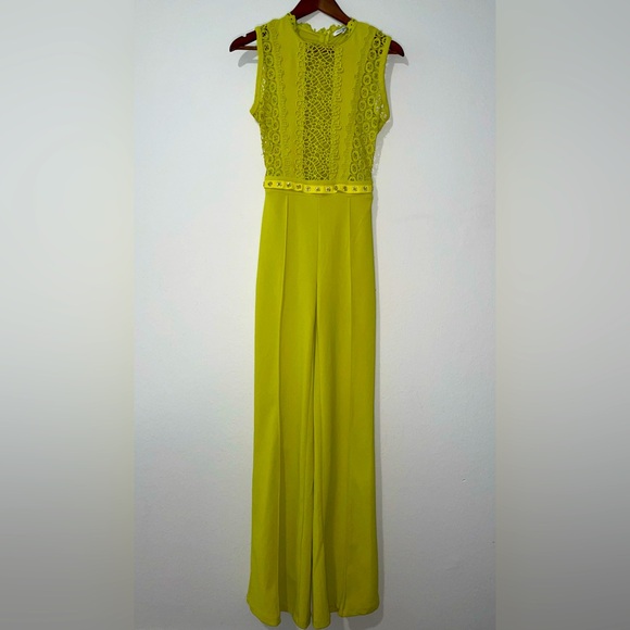 Fashion Nova Talk About An Upgrade Jumpsuit lace with grommets Style# JP7351 NWT - Picture 2 of 13